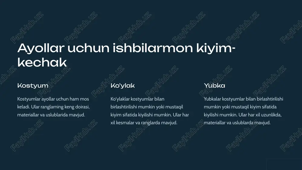 ishbilarmon kiyim-kechak uslubi - Page 3