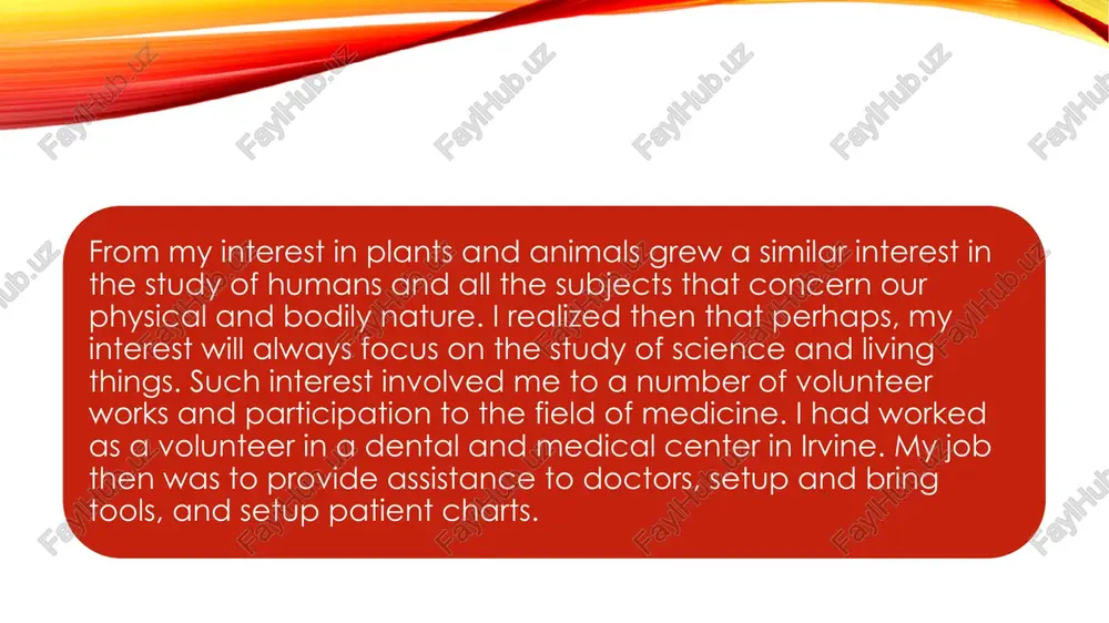 . it gives me immense satisfaction and pleasure. though traveling can be an expensive hobby, i love it. image2.png image3.png image4.png image5.png image6.png image7.png image8.png image1.png extract of sample "what is your field of interest" what is your field of interest? my field of interest is to become a teacher of adults learning english as a second language (esl). community teaching has always been an area of interest that has been gaining my perception over the years. | believe that the increased level of communication that ihave gained over the years is going to develop my ability as a teacher and even act as a benefit to impart knowledge to larger masses (motteram, 2013). teaching has always encouraged me as | get to communicate with a larger section of the society and even develop my credibility to communicate with the larger mass. being with students and communicating with them will …