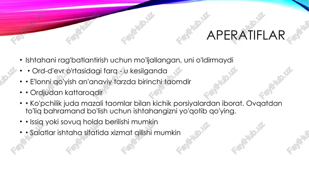 hors d'oeuvres va boshqa ishtaha ochuvchi taomlar - Page 3