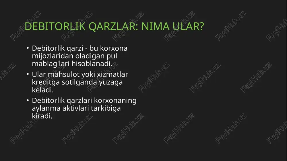 debitorlik va kreditorlik qarzlarini boshqarish - Page 3