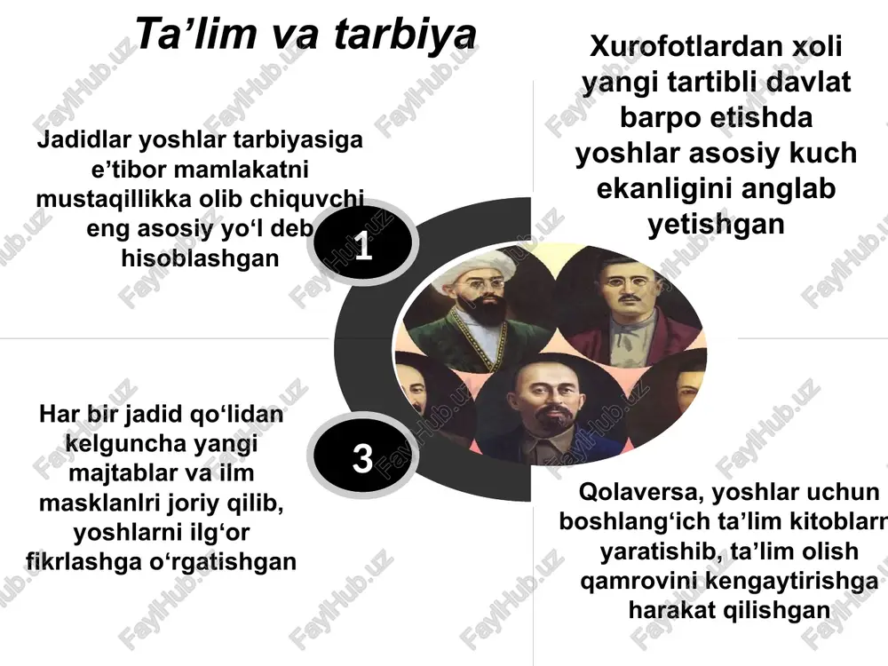 ylasufi — materialist bekon sensualistik falsafa nazariyasini ilgari suradi. komenskiy o’qitish jarayoniga shu pozitsiyadan qaraydi. bilish sezishdan boshlanadi. sezish bo’lmagan yerda bilish ham yo’q, deydi u. 2. chex qardoshlari jamoasi diniy jamoa bo’lganligi uchun komenskiy ham dindor ruhoniydir. lekin komenskiyning ruhoniyligi turmushga amaliy qarash bilan bog’liq edi. 3. komenskiy dunyoqarashining ba’zi jihatlari uyg’onish davri ta’sirida vujudga keladi. odamlarga nisbatan muhabbat, hushchaqchaqlik, odamlarning yaxshilik yaratishiga ishonch bilan qarash, bularning hammasi o’rta asr odamiga nisbatan ishonchsizlik bilan qarashga qarama-qarshidir. mashhur rus pedagogi, rus pedagogikasi va xalq maktablarining asoschisi, «rus o’qituvchilarining o’qituvchisi» konstitantin dmitrievich ushinskiy 1824 yilning 19 fevralida tula shahrida tug’ildi. ushinskiy 9 yoshga qadar oilada tarbiyalanib, savod chiqardi. so’ngra novgorod-seversk gimnaziyasiga o’qishga kirib, uni 1840 yilda muvaffaqiyatli tamomladi. o’sha yili moskva dorilfununining yuridik fakultetiga o’qishga kirdi va o’sha davrning mashhur professori redkinning bevosita rahbarligi ostida ta’lim oldi. ushinskiy 22 yoshida yaroslav litseyiga kameral (yuridik) fanlar professori vazifasini bajaruvchi sifatida xizmatiga kirdi …