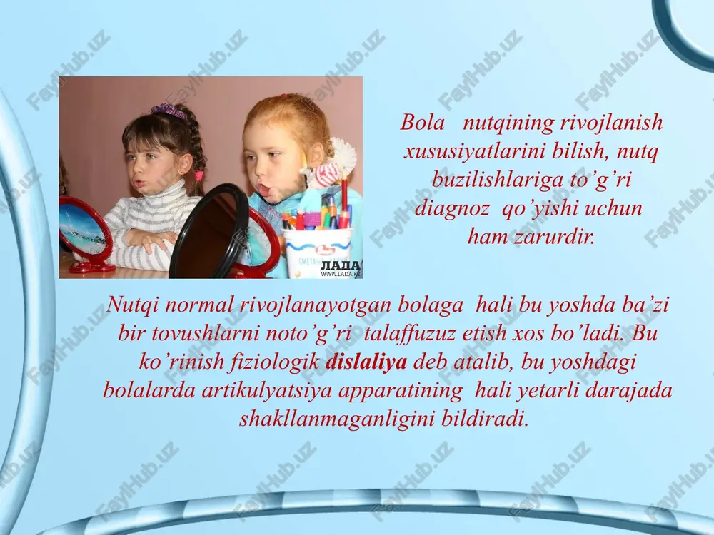 bolalar nutqining rivojlanish davrlari - Page 3