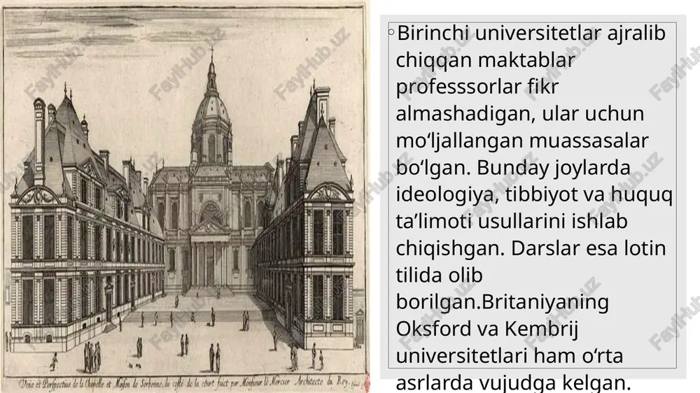 evropada dastlabki universitetlarga asos solinishi - Page 3