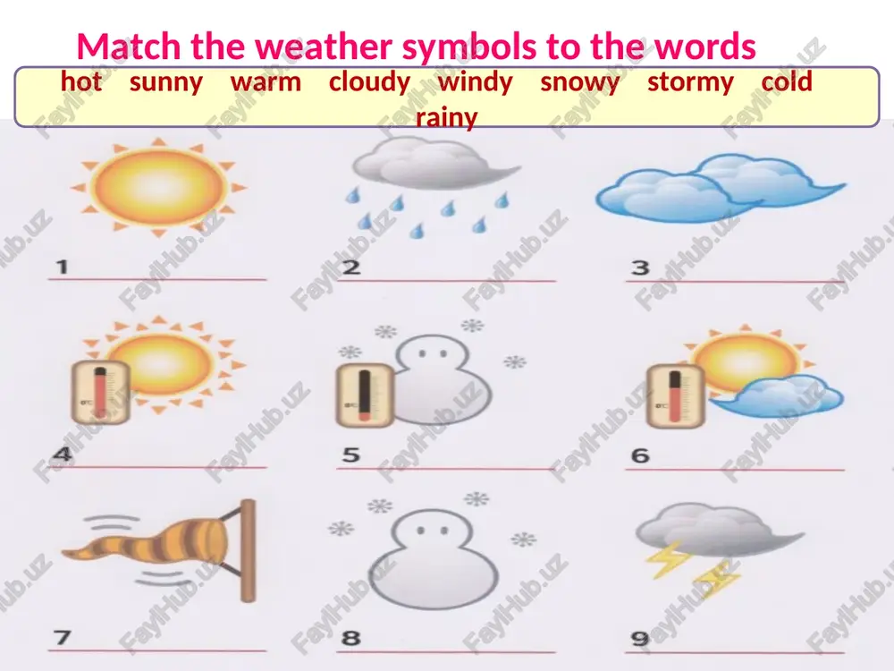 seasons and weather/fasl va ob-havo - Page 3