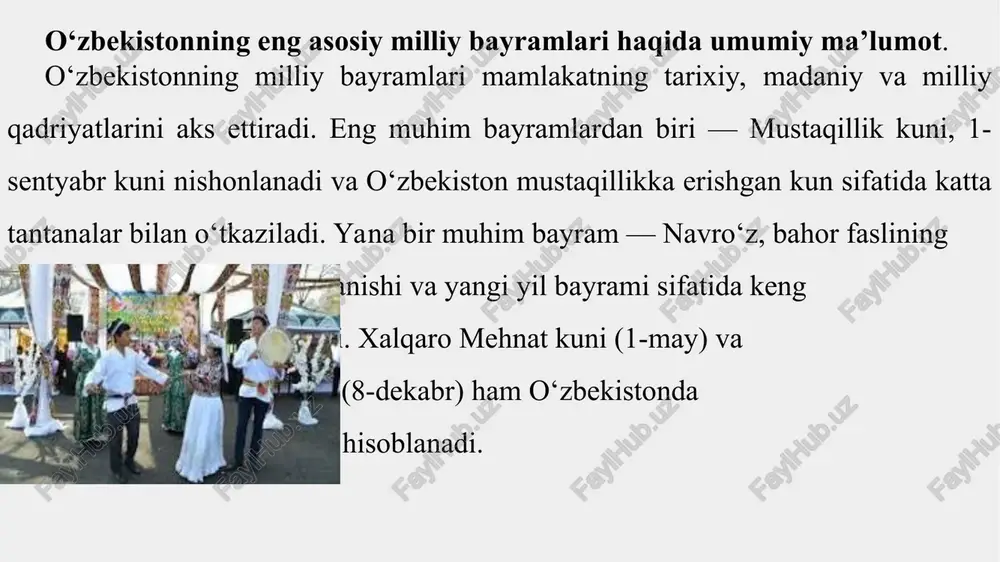 o'zbekistonning milliy bayramlari - Page 3