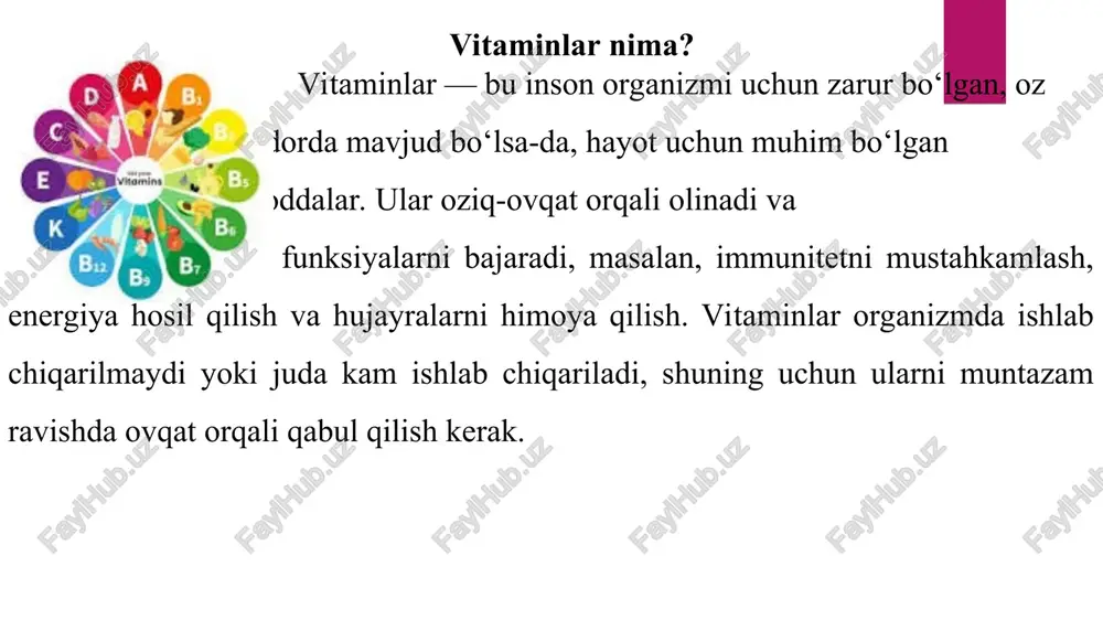 inson organizmida vitaminlarning roli - Page 3