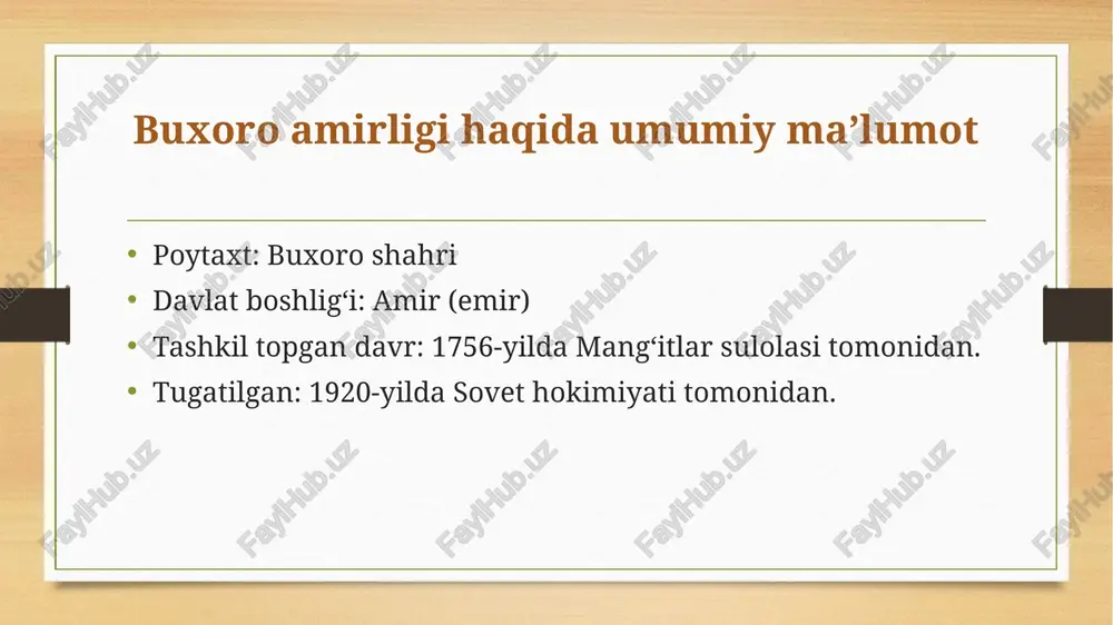 liy mulohaza zamonaviy davlat boshqaruv tizimida tarixiy unvonlar va an’anaviy qadriyatlarning o‘rni o‘rganilishi lozim. rahmat e’tiboringiz uchun! image5.png image6.png image3.png image4.png /docprops/thumbnail.jpeg