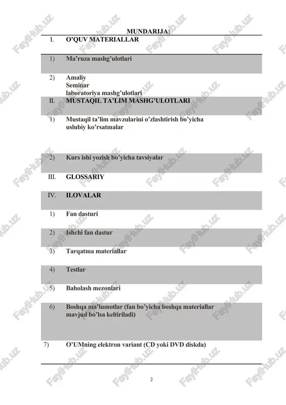 olgan tegishli ma’lumotlarini, bilim va malakalarini yaxlit tizimga keltiradi. i. o’quv matriallari 1. ma’ruza mashg’ulotlari 1-mavzu: kirish.“o‘zbekistonning eng yangi tarixi va rivojlanish strategiyasi” o‘quv fanining predmeti, maqsadi va vazifalari, nazariy-metodologik tamoyillari mavzu rejasi: 1. o’zbekistonning eng yangi tarixi va rivojlanish strategiyasi fanining fan sifatidagi ahamiyati. fanning obyekti, predmeti, maqsad va vazifalari. 1. o’zbekistonning eng yangi tarixi fanining metodologik ilmiy-nazariy asoslari, usullari va tamoyillari. 1. o‘zbekiston tarixini davrlashtirish masalasi. 1. xxi globallashuv asrida ta’lim sohasida mazkur fanni o‘qitishdagi nazariy-konseptual yondashuv va ilg‘or innovatsiyalar. darsning o‘quv maqsadi: o‘zbekiston tarixi fanining predmeti, maqsadi va vazifalari, manbalari va mintaqa tarixining jahon tarixi bilan bog‘liqligi to‘g‘risida bilimlar tizimini shakllantirish. tayanch iboralar: tarix, o‘zbekiston, fan, predmet, obyekt, maqsadi, vazifalari, tamoyillar, holislik, ilmiylik, tarixiylik, davr, tarixiy manba, yozma manbalar, moddiy manbalar, xalq, mamlakat, mintaqa, o‘tmish, movarounnahr, turkiston, gerodot, xitoy yilnomalari, kvint kursiy ruf, strabon, madaniyat, til, urf-odatlar, tarixiy o‘tmish, tarixiy xotira, sivilizatsiya, arxeologiya, numizmatika, paleografiya, etnografiya, sharq …
