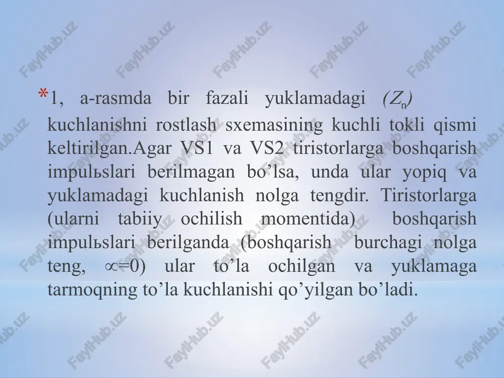 tiristorlik uchlanish rostlagichi - asinxron motor tizimi - Page 3