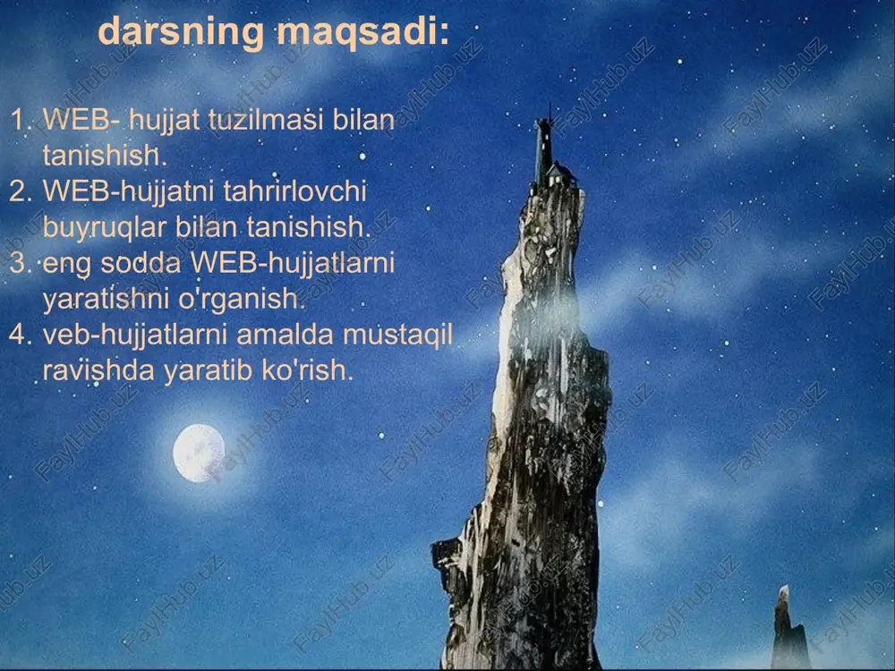 rda ma'noga ega bo'ladi. aniq oraliqlar … tegi matn satrlarga ajralmaydigan sohani yaratadi. tegi bilan birgalikda ishlatilib, brauzerga satrni uzish mumkin bo'lgan joyni ko'rsatadi. … tegi «qanday bo'lsa, shunday» aklsantirilishi kerak bo'lgan matn bo'lagini ajratib beradi. dastur matnlarini yozishda qo'llaniladi. bu teg ichida rasm, giperhavolalar joylashishi mumkin. … tegi- tarkib-rasm, jadvallar markaz bo'yicha tekislanadi. align=center atributining analogidir. matnni jismoniy va mantiqiy jihatdan formatlash(tahrirlash) hujjatni jismoniy jihatdan formatlash- bu brauzerga shriftning o'lchami, kursivi qanday bo'lishiga oshkor ravishda ishora qilishdir. mantiqiy bo'laklash- ajratilgan bo'lak- muallif to'g'risidagi ma'lumotlarning mazmunini inobatga oladi. html tilining zamonaviy standartlari iloji bo'lsa mantiqiy bo'laklashdan foydalanishni tavsiya qiladi. jismoniy uslub teglari uslub teglaridan birgalikda foydaanish mumkin: yarim qalin kursiv … yarim qalin shrift … kattalashtirilgan shrift … kursiv … kichraytirilgan shrift … tagiga chizish … yuqori indeks … chiziq torttirilgan shrift … quyi indeks … chop etuvchi mashinka uslubi … o'chib yonuvchi matn ( internet explorer) shriftni o'zgartirish …