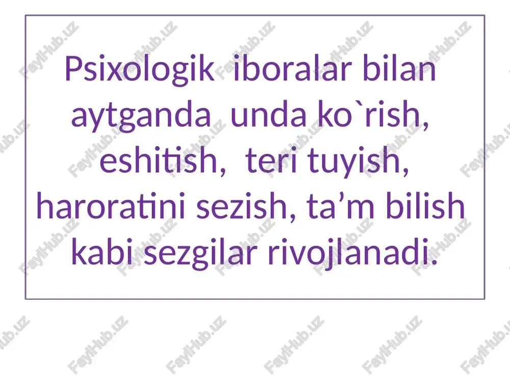 go`daklik haqida psixologik xususiyatlar - Page 3