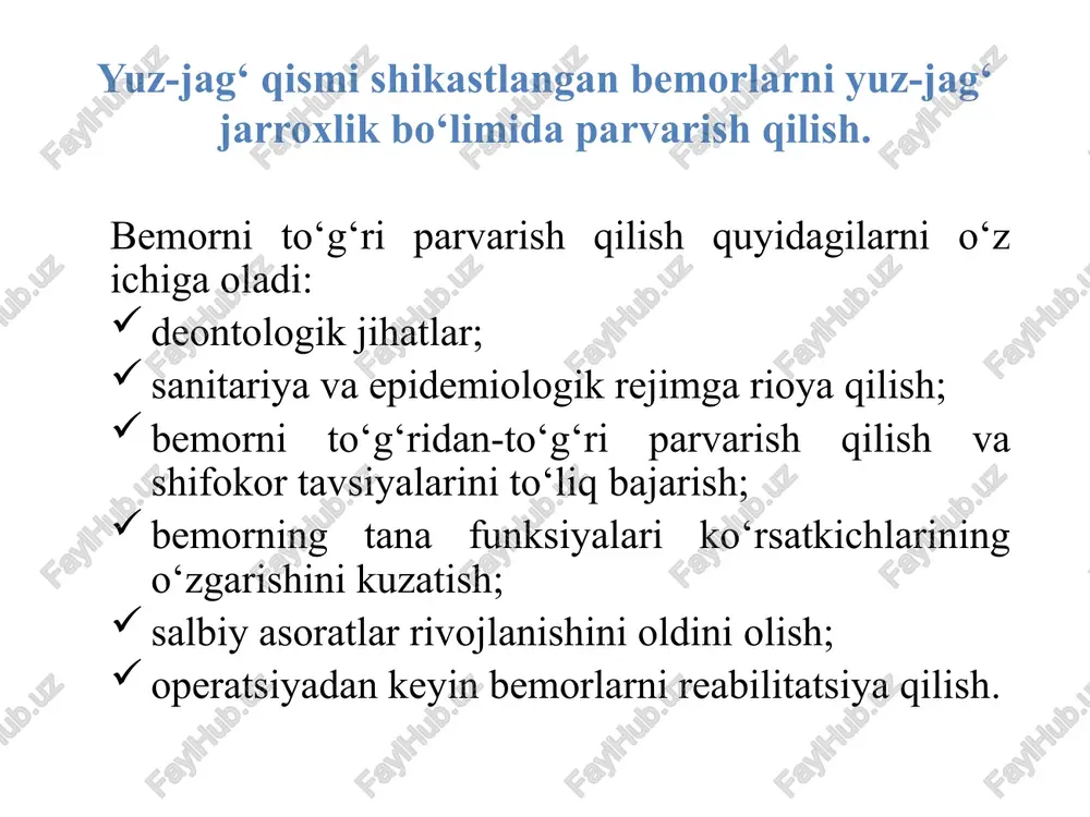 oqiy talablarning o‘ziga xos mezonlarini o'rganadigan umumiy axloq bo'limi. amaliy va ilmiy faoliyatda shifokor va tibbiyot xodimlarining xulq-atvor tamoyillari tibbiy deontologiya tomonidan ko‘rib chiqiladi. umuman olganda, tibbiy deontologiya tavsiya va taqiqlar to‘plami bo‘lib, ularga rioya qilish, huquqiy normalardan farqli o‘laroq, shifokor va tibbiyot xodimining vijdoni bilan tartibga solinadi. “gippokrat qasamyodi”da bayon etilgan va hozirgi paytda dolzarb bo‘lib turadigan tibbiy axloqning asosiy qoidalari quyidagicha: 1. “non nocere!” (“zarar qilmang!”). har qanday davolanish, barcha harakatlar, shifokorning har qanday tavsiyalari bemorning foydasiga yo‘naltirilishi, unga foyda keltirishi kerak. 2. inson hayoti shartsiz qadriyat. 3. shifokor bemorlarning shaxsiy hayotini hurmat qilishi, axloqsiz harakatlardan tiyilishi kerak. 4. shifokor tibbiy sirni saqlashi, kasbini hurmat qilishi kerak. 5. shifokor bemorga ehtiyotkorlik bilan munosabatda bo‘lishi kerak. 6. shifokor yatrogeniyani istisno qilish prinsipiga rioya qilishi kerak. “yatrogen kasalliklar” atamasi shoshilinch xulosalar, vijdonan noto‘g‘ri tushunchalar, noto‘g‘ri bayonotlar va ba’zan shifokorning o‘ziga bo‘lgan ishonchi, ya’ni tibbiy deontologiyaning buzilishi bilan bog‘liq bo‘lgan bemorning …