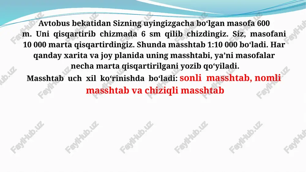 masshtab va uning turlari - Page 3