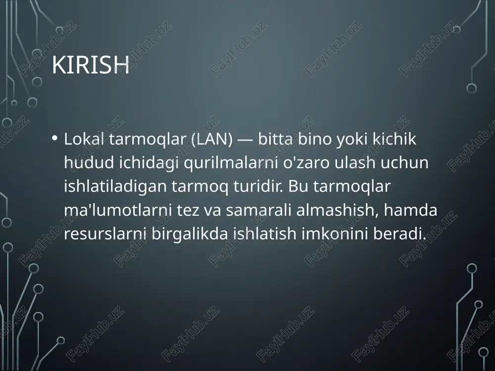 lokal tarmoqlarning turlari - Page 3
