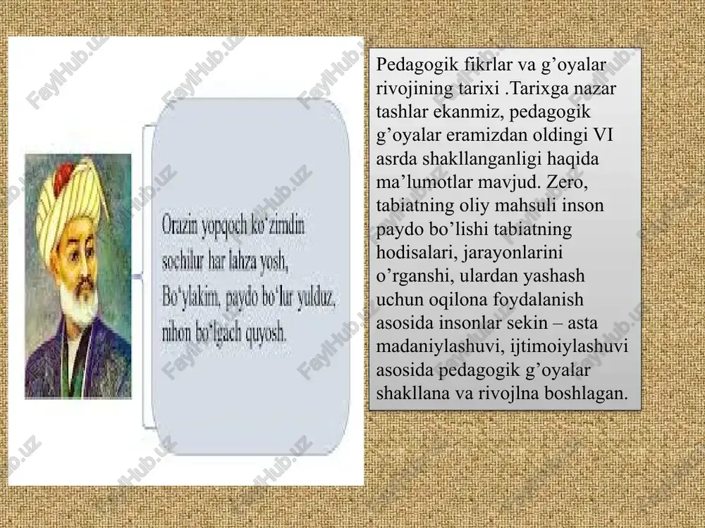 milliy tizimini yaratish. o‘zbekiston respublikasining qonuni ta’lim to‘g‘risida qonunchilik palatasi tomonidan 2020-yil 19-mayda qabul qilingan senat tomonidan 2020-yil 7-avgustda ma’qullangan 1-bob. umumiy qoidalar 1-modda. ushbu qonunning maqsadi ushbu qonunning maqsadi ta’lim sohasidagi munosabatlarni tartibga solishdan iborat. 2-modda. ta’lim to‘g‘risidagi qonun hujjatlari ta’lim to‘g‘risidagi qonun hujjatlari ushbu qonun va boshqa qonun hujjatlaridan iboratdir. agar o‘zbekiston respublikasining xalqaro shartnomasida o‘zbekiston respublikasining ta’lim to‘g‘risidagi qonun hujjatlarida nazarda tutilganidan boshqacha qoidalar belgilangan bo‘lsa, xalqaro shartnoma qoidalari qo‘llaniladi. 5-modda. ta’lim olish huquqi jinsi, irqi, millati, tili, dini, ijtimoiy kelib chiqishi, e’tiqodi, shaxsiy va ijtimoiy mavqeyidan qat’i nazar, har kimga ta’lim olish uchun teng huquqlar kafolatlanadi. ta’lim olish huquqi: ta’lim tashkilotlarini rivojlantirish; ta’lim tashkilotlarida innovatsion faoliyatni qo‘llab-quvvatlash va o‘quv dasturlarini innovatsion texnologiyalarni qo‘llagan holda amalga oshirish; ishlab chiqarishdan ajralgan (kunduzgi) va ajralmagan holda (sirtqi, kechki, masofaviy) ta’lim olishni tashkil etish; kadrlarni tayyorlash, qayta tayyorlash va ularning malakasini oshirish; umumiy o‘rta, o‘rta maxsus ta’limni va boshlang‘ich professional …