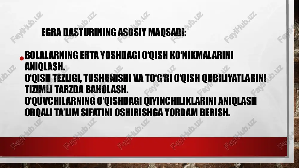egra (early grade reading assessment) - Page 3