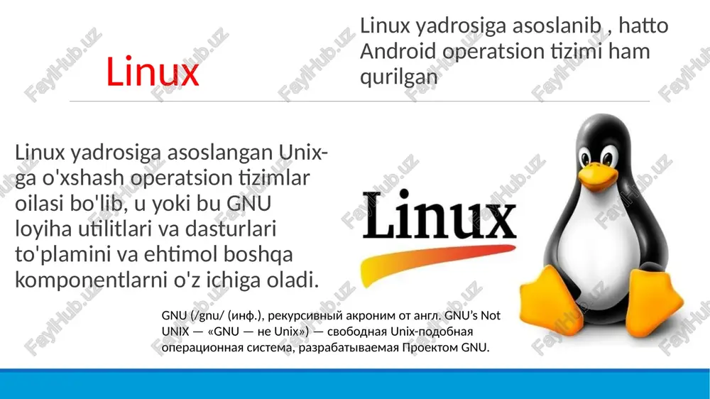 v feruza sabitjanovna ish stoli - bu ishlashga tayyor kompyuterning monitor ekranidagi tasvir. rasmda windows 10 da ish stoli ko'rinishi ko'rsatilgan kichik rasmlar ish stoliga joylashtirilgan - piktogramma va yorliqlar. yorliq - mos keladigan ob'ektni tezda ishga tushirishni ta'minlovchi fayl yoki dasturga havola. yorliqlar pastki chap burchakda qiya strelka bo'lgan belgidir. piktogramma - piktogramma, foydalanuvchi grafik interfeysining elementi; monitorda qandaydir ob'ektni aniqlash uchun xizmat qiluvchi kichik tasvir: fayl, dastur va hokazo. belgini tanlash va faollashtirish tanlangan ob'ekt bilan bog'liq harakatni keltirib chiqaradi. ish stolida boshqarish paneli (vazifa paneli) mavjud. bu ish stolining pastki qismidagi bar. unda ishga tushirish tugmasi, qidiruv paneli, tezkor kirish dasturlari va soat, klaviatura ko'rsatkichi (ru va en), shuningdek qo'shimcha tugmachalarni o'z ichiga olgan bildirishnomalar maydoni mavjud. ishga tushirish tugmasi - undan dasturlarni ochish, windows-ni sozlash, fayllarni qidirish va internetni ko'rib chiqish buyruqlarini tanlash uchun foydalaning. ba'zi menyu elementlari yonida qo'shimcha belgilar mavjud. uchburchak - o'q bu …