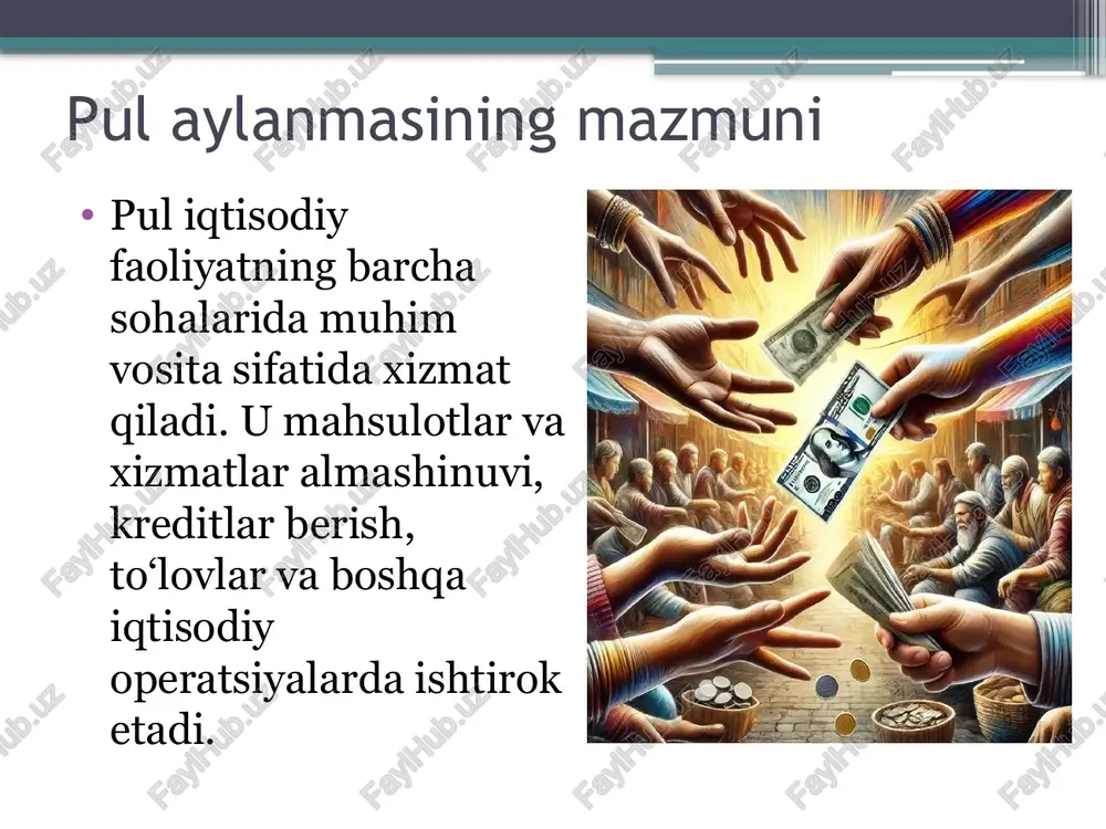 pul aylanmasi va uning tarkibi - Page 3