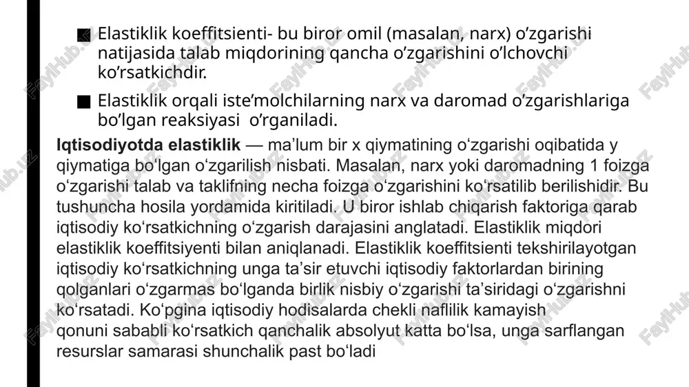 elastiklik koeffitsienti yordamida bozor talabini baholash - Page 3