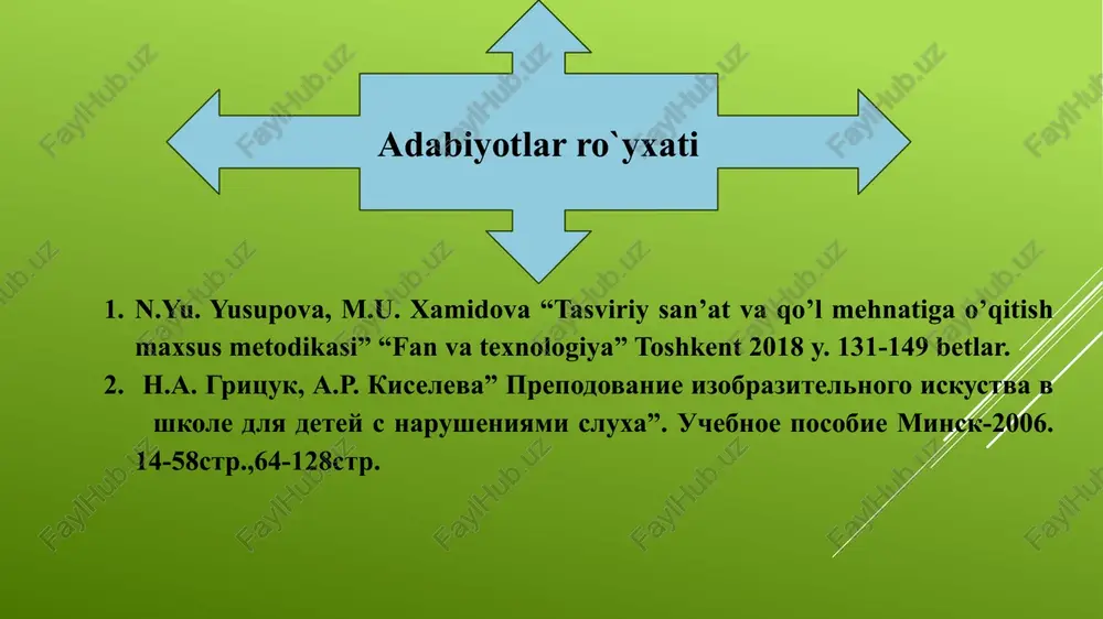 tasviriy san’at va qo’l mehnatiga o’qitish maxsus metodikasi - Page 3