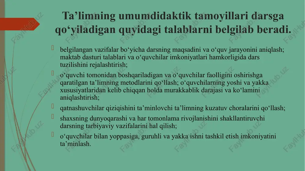 umumiy madaniyatini rivojlantiradi. tarixiy obidalarni xotirlash va muzeylarga olib boriladigan ushbu ekskursiya turi eshitishida nuqsoni bo‘lgan o‘quvchilarda fuqarolik va vatanparvarlik hissini uyg‘otadi. image1.jpeg image2.jpeg image3.jpeg image4.jpeg image5.jpeg image6.jpeg image7.jpeg image8.jpeg /docprops/thumbnail.jpeg pe o‘qitishning tashkiliy shakllari