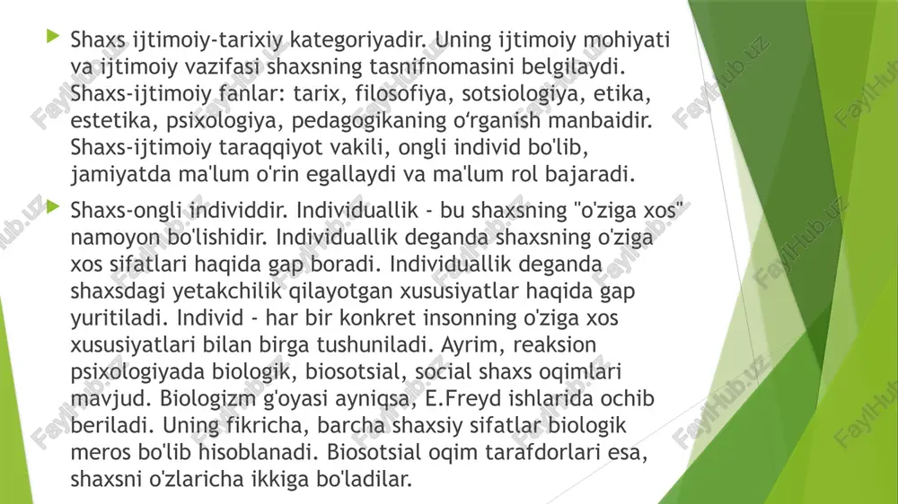 oimo xomush yurishlari kerak. ma'lumki, eshitishda nuqsoni bo'lgan bolalar o'z nuqsoni haqida kech biladilar, maxsus maktabdagi ta'lim-tarbiya jarayonida ularda kelajakka ishonch, faollik shakllanadi. katta va o'rta sinf o'quvchilar eshituvchilar bilan o'zlari o'rtasidagi farqni toptirish uchun so'zlashuv nutqini egallashga juda intiladilar. kar bola shaxsining rivojlanishini muammolari surdopsixologiyada to'liq tadqiq etilmagan, quyidagi boʻlim ushbu masala tadqiqiga qaratilgan. eshitishda nuqsoni bo'lgan bola tarbiyalanayotgan ijtimoiy sharoit uning shaxs sifatlarini shakllanishda muhim ahamiyat kasb etadi. kattalar va tengdoshlari bilan muloqotda, ijtimoiy tajriba jarayonida bola shaxsi rivojlanadi. atrofdagi ijtimoiy muhit bola ijobiy munosabatlar tizimidagi o'rnini aniqlashga imkon beradi. bu o'rinda eshitishda nuqsoni bo'lgan bolani o'z xolatiga, shaxsiga munosabati katta ahamiyat kasb etadi. kar bolalarning emotsional doirasini rivojlanishiga ma'lum noxush omillar salbiy ta'sir ko'rsatadi. so'zlashuv muloqotini buzilgani kar bolani atrofdagilardan uzoqlashtiradi, ijtimoiy tajribani egallashda qiyinchiliklarni tug'diradi. v.petshak kar bolani emotsional rivojlanish holatini tadqiq etgan. unda quyidagi o'zaro bog'liq muammolar o'rganilgan: 1 muammo- ijtimoiy sharoit ota-onalar eshitish qobiliyatini …