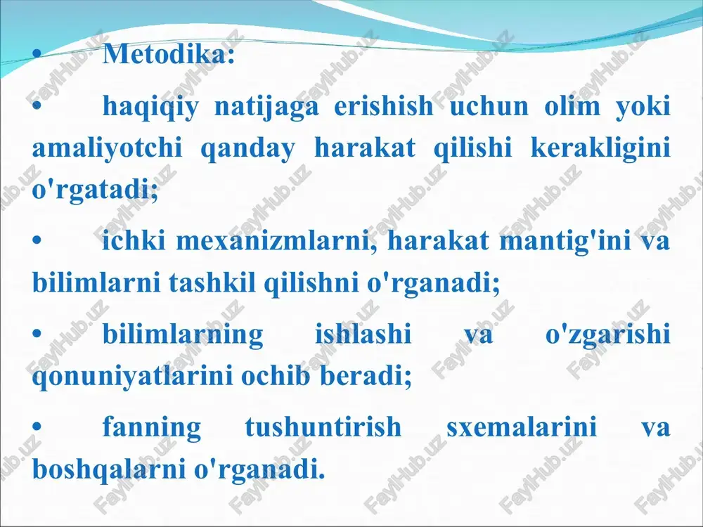 eb ham aytiladi. longityud (inglizcha longitude–dolgota) bir xolatni uzoq vaqt va muntazam o`rganish metodidir. psixologiyaning asosiy metodlari. b. g. ananev psixikani o`rganish metodlarini to`rt guruhga ajratib, ularni tashkiliy, empirik (amaliy), natijalarni qayta ishlash yoki statistik, natijalarni sharxlash yoki interpretatsiya metodlari guruhlariga ajratadi. birinchi. tashkiliy guruh o`z ichiga qiyoslash, longityud (uzlukstz), kompleks (ko`p qirrali) deb atalgan turlarini oladi. qiyoslash turi umumiy psixologiyada, sotsial psixologiyada, meditsina, sport, yuridik psixologiyada keng qo`llaniladi. longityud metodi bilan bir xolatni uzoq vaqt kuzatish, birdaniga bir necha sinaluvchini tekshirish, qiyoslash maqsadida qo`llaniladi. nemis olimi v. shtern, frantsuz olimi r. zazzo, rus olimlari n. a. menchinskaya, a. n. gvozdev, n. s. leytis, v. s. muxina va boshqalar bu usuldan keng foydalandilar. bu usulda kuzatish "ona kundaligi" singari nomda ham atalishi mumkin. psixologik tadqiqotlar ilmiyligini oshirishda bir necha fanlar hamkorligiga suyanib kompleks metod qo`llaniladi. (psixologiya, fiziologiya, genetika, falsafa, sotsiologiya, kibernetika, logika va boshqa fanlar hamkorligi). ikkinchi guruh–empirik metodlarga kuzatish …