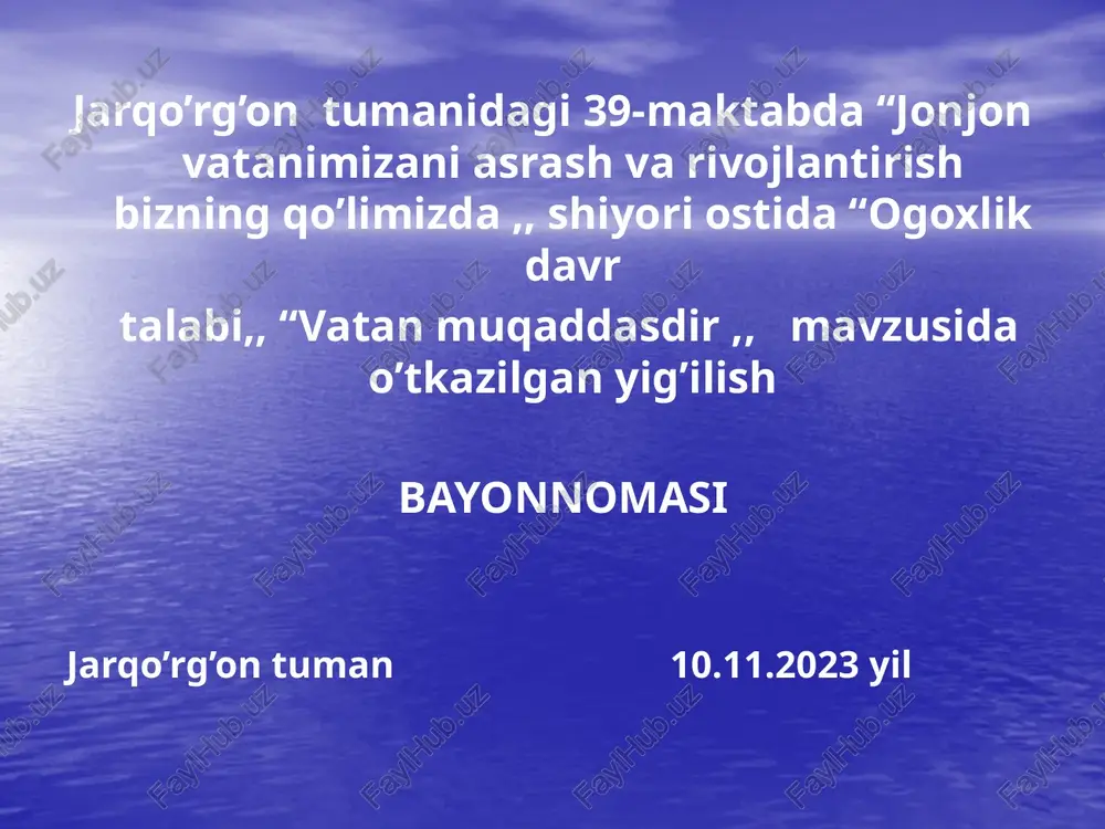 bayonnomalaryozilish tartibi - Page 3