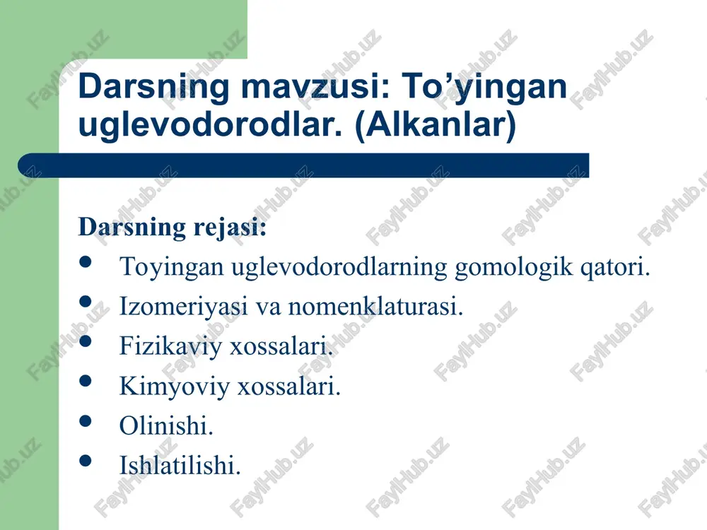 to'yinganuglevodorodlar (alkanlar) - Page 3