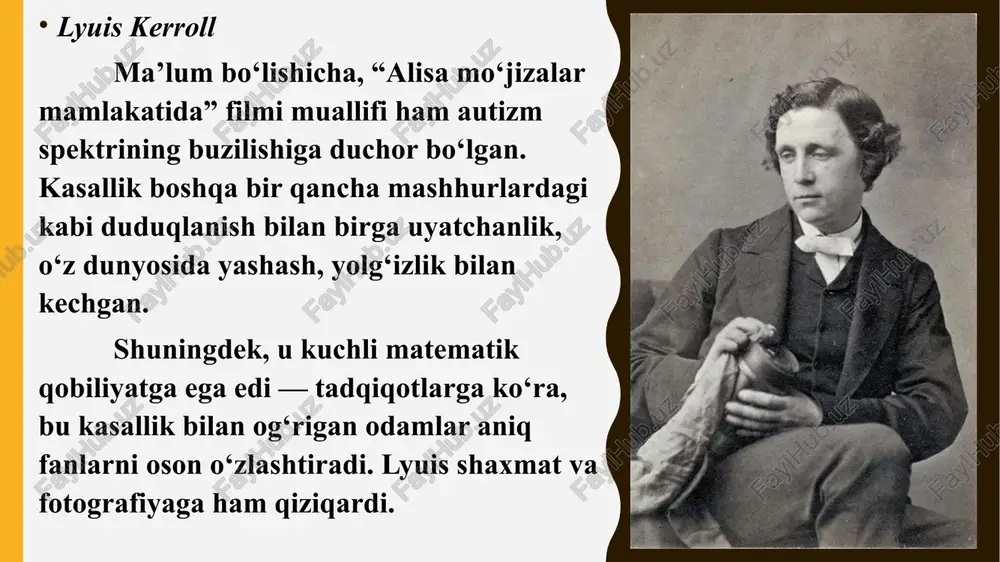 autizm sindromiga chalingan mashhurlar - Page 3