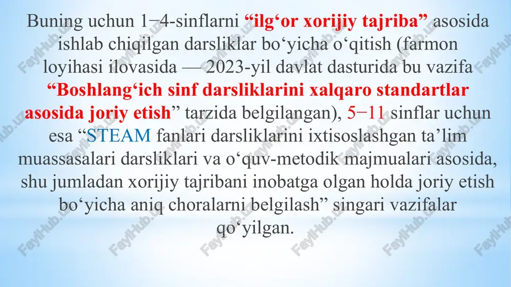 adi. taʼlimni rivojlantirish respublika ilmiy-metodik markazi direktori vohid hamidov yangi darsliklarni yaratishda bolalar psixologiyasi ham hisobga olinganini ham taʼkidlab o‘tdi. — darsliklarni ishlab chiqishda bolalar ruhiy holati ham hisobga olinadi. ularda ijodkorlar va fikrlash qobiliyatini oshirish uchun rasmlar va illyustratsiyalardan keng foydalanilgan. ilmiy tadqiqotlar shuni ko‘rsatadiki, bola matnlarga nisbatan, tasvirlar orqali maʼlumotni tezroq qabul qiladi. shu bois yangi darsliklarni yaratishda matnlar bilan birga, rangtasvirlarga ham alohida eʼtibor qaratilgan. yangi darsliklarda oltita grafik qahramonlar bor. ular dars jarayonida o‘quvchilar bilan g‘oyibona suhbatlashadi, — deydi vohid hamidov. — aslida matematikada faqat misol va masalalar emas, balki to‘g‘ri qaror qabul qilish ham muhim ahamiyatga ega. buning uchun o‘quvchi mantiqiy va tanqidiy fikrlashi kerak. kitobda shunday o‘yinlar borki, ular o‘quvchini jamoaviy bo‘lib ishlashga o‘rgatadi. jamoada o‘z fikrini ifodalay olishi esa bolada liderlik qobiliyatini oshiradi. avvalgi darsliklarda pul bilan bog‘liq mavzular yo‘q edi. 3-sinfning matematika darsligiga esa ana shunday mavzu ham kiritilgan. undagi masalalar hayotiy …
