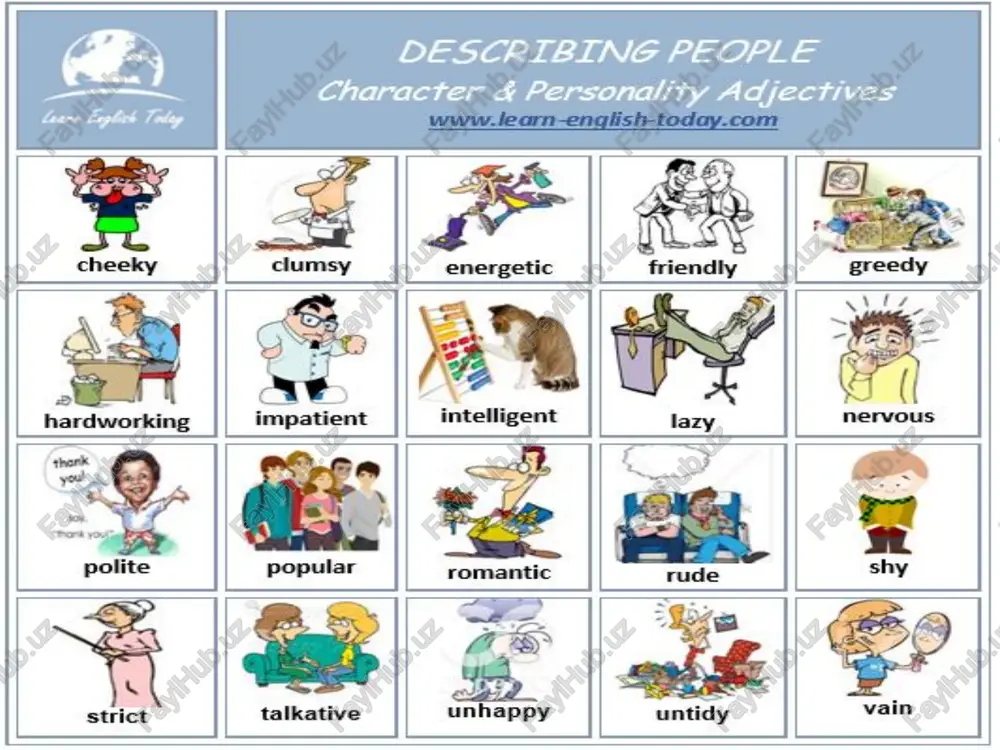 theme: describing people personality - Page 3