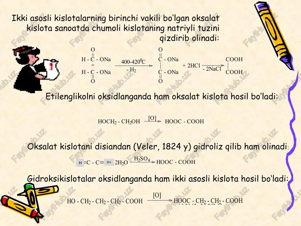 to’yingan va to’yinmagan dikarbon kislotalar - Page 3