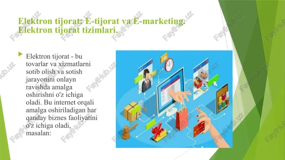 i raqamli valyutalar. mobil banking - bu smartfon yoki planshet kabi mobil qurilmalar orqali bank xizmatlaridan foydalanish imkonini beruvchi xizmatdir. mobil banking ilovalari orqali siz hisobingizni boshqarishingiz, pul o'tkazishingiz, to'lovlarni amalga oshirishingiz, kreditlar va investitsiyalar haqida ma'lumot olishingiz va boshqa ko'plab bank xizmatlaridan foydalanishingiz mumkin. mobil bankingning afzalliklari: * qulaylik: mobil banking ilovalari har qanday joyda va har qanday vaqtda bank xizmatlaridan foydalanish imkonini beradi. * tezlik: mobil banking ilovalari orqali operatsiyalarni amalga oshirish tezroq va osonroq. * xavfsizlik: mobil banking ilovalari ko'pincha xavfsizlik xususiyatlari bilan jihozlangan. * ma'lumotlarga kirish: mobil banking ilovalari orqali hisobingiz haqida batafsil ma'lumot olishingiz mumkin. image1.jpeg image2.jpeg image3.jpeg image4.jpeg image5.jpeg image6.jpeg image7.jpeg image8.jpeg image9.jpeg image10.jpeg image11.jpeg image12.jpeg image13.jpeg c @ topiobjia za is~ customers ) ilg bank payment shipping — si warehouse bugbi snektpohhok kommepumh: (cxema b2b unn 6ushec-6u3hec tpniynn ocywecrenehha noao6horo esanmopelicrana o¥ehb mpoct: npegnpuatue topryer c apyrum npeanpuatuem. b2b — omho v3 hamgonee …