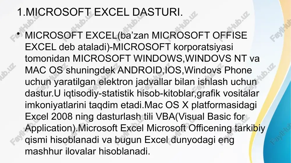 microsoft excel dasturi - Page 3