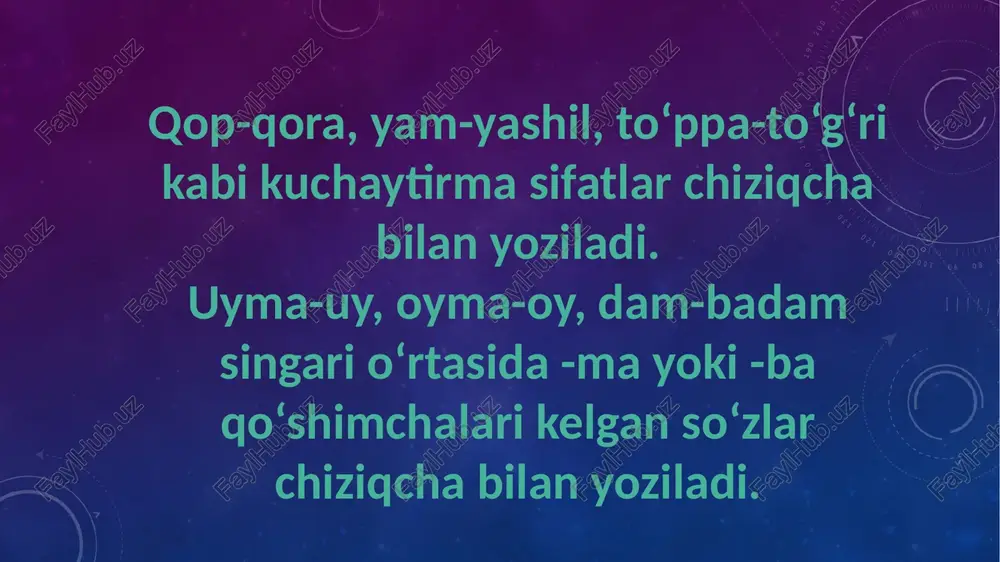 o'zbek adabiy tilida chiziqcha bilan yozish - Page 3