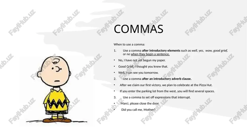 ’t be able to complete my assignment. (will not) it’s ok if you can’t go. (it is) note: possessive pronouns are not contractions. possessive contraction its roof it’s = it is or it has you would not write “it’s tail was injured in a fight.” (this would mean that “it is tail was injured in a fight. dash a dash is used to indicate an abrupt break in thought. the party – i’m sorry i forgot to tell you – was changed to next week. when jimbo was born – he was the last puppy – we didn’t think he would make it. 2. use a dash to mean namely, that is, in other words, before an explanation. the weather was unseasonably warm – eighty-degree temperatures – which was a welcome change. (in other words, or that is). hyphen use a hyphen to divide a word at the end of …