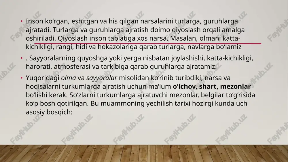 mas. ingliz tilida ot o‘zbek tilidagi singari hamma vazifalarda ishlatilavermaydi. sifat esa ingliz tilida faqat aniqlovchi va qo‘shma ot kesimning ot qismi vazifalarida ishlatilishi mumkin. so'z yasovchi morflar deganda, u yoki bu so‘z turkumiga xos bo'lgan so'z yasovchi qo‘shimchalar nazarda tutiladi. har bir so‘z turkumining o‘ziga xos so‘z yasovchi morflari bor. biz -li morfini olgan so‘zni uchratsak, ikkilanmasdan uni sifat deymiz, -zor, -kor, -chi qo‘shimchalarini olgan so‘zni ko‘rsak, uni ikkilanmasdan ot deymiz va hokazo. har bir tildagi so‘z turkumlarining ana shularga o‘xshagan so‘z yasovchi morflari bor. masalan, ingliz tilida -ize, yoki -fy morflari faqat fe’lga -ment, -dom, -ship otga; -ous, -ful, -less sifatga xos va hokazo. xx asrning ikkinchi choragida tilshunoslik tarixida keskin burilish ro‘y berdi. taxminan bir vaqtning o‘zida yer kurrasining uch mamlakatida «strukturalizm» nomini olgan oqimlar paydo bo‘ldi: amerika deskreptiv maktabi, praga funksional maktabi hamda daniya glossematika maktabi. ilmu fan tarixidan shu narsa ma’lumki, birorta yangi narsa, fikr, …