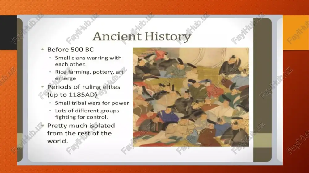 y made 2 to surrender, they * asks japan to refuse. surrender or be * nagasaki, civilian city, bombed. bombed. * 75,000+ dead instantly ran gasaki na = i=} = ict 7) =) = ad japan surrenders, review » how was early japan * what was the meiji ruled? restoration? * what was the purpose of * what did the russo- the bushido code? what japanese war show the were some of the ideas? world? * why did japan start * why did japan attack trading with the rest of america at pearl harbor? the world? * what would you have done if you were truman and the “go or no go” bombing order came across your desk? /docprops/thumbnail.jpeg jahon tarixi fanidan tayyorlagan mustaqil ish