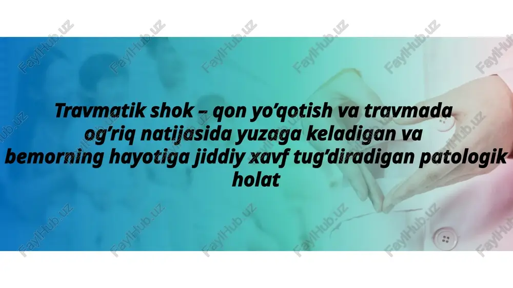 xirurgik bemorlarni parvarish qilish. shok holatlari - Page 3