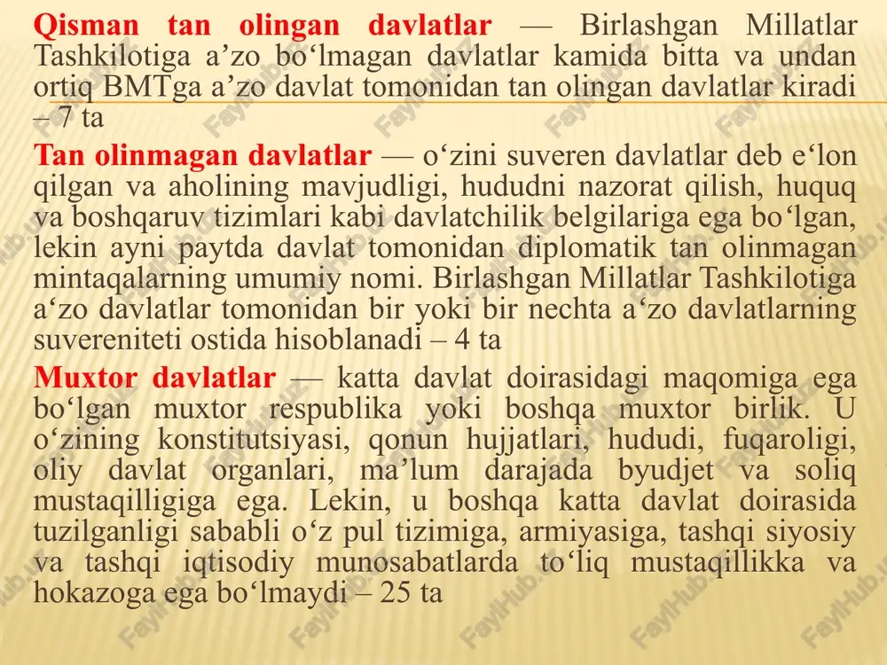 an, uning farovonligi va xavfsizligidan kelib chiqqan holda ittifoqlar tuzishi, hamdo‘stliklarga va boshqa davlatlararo tuzilmalarga kirishi hamda ulardan chiqishi mumkin. o’zbekiston respublikasi tiv rahbariyati saidov baxtiyor odilovich o‘zbekiston respublikasi tashqi ishlar vaziri aʼloyev baxromjon jo'raboyevich o‘zbekiston respublikasi tashqi ishlar vazirining birinchi o‘rinbosari xamrayev erkin jalilovich o‘zbekiston respublikasi tashqi ishlar vazirining o‘rinbosari usmanov bobur masudovich o‘zbekiston respublikasi tashqi ishlar vaziri o‘rinbosari madrahimov muzaffarbek anvarbekovich o‘zbekiston respublikasi tashqi ishlar vaziri o‘rinbosari nurimbetov rahmatulla ibragimovich o‘zbekiston respublikasi tashqi ishlar vaziri o‘rinbosari irgashev ismatulla raimovich o‘zbekiston respublikasi prezidentining afg‘oniston bo‘yicha maxsus vakili o‘zbekiston respublikasi o‘z milliy manfaatlariga asoslangan holda ochiq, o‘zaro manfaatli va konstruktiv tashqi siyosat olib boradi. respublikaning zamonaviy tashqi siyosiy kursi dunyoda va mintaqada shiddat bilan o‘zgarayotgan vaziyat, hamda mamlakatning ichidagi keng ko‘lamli o‘zgarishlarga asoslanib shakllanadi. o‘zbekiston respublikasi tashqi siyosiy faoliyatining bosh maqsadi – davlat mustaqilligi va suverenitetini, xalqaro maydondagi o‘rni va rolini mustahkamlash, yon-atrofida xavfsizlik, barqarorlik va ahil qo‘shnichilik muhitini shakllantirish, …