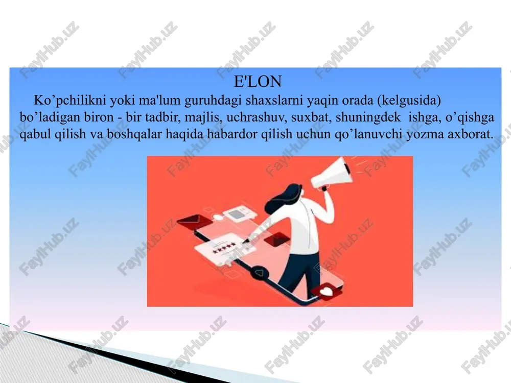 xudoyqulova nilufarning òzbek tilini sohada qòllanilishi fanidan tayyorlagan taqdimoti - Page 3