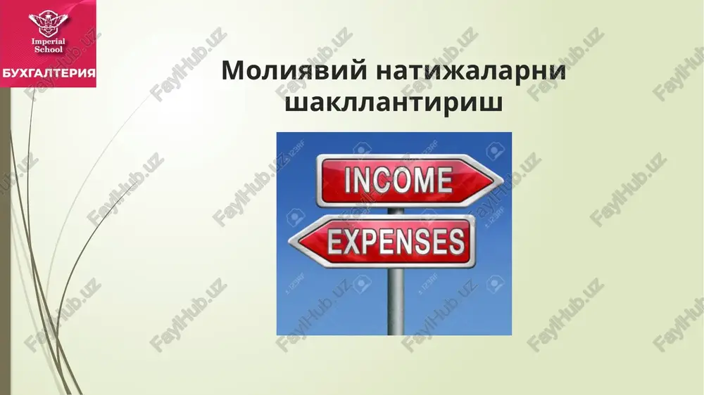 sub'ektlarga foydalanishga berish natijasida olingan daromadlar quyidagi hollarda tan olinishi lozim: xo'jalik yurituvchi sub'ekt bitim bilan bog'liq iqtisodiy naf olish ehtimoli mavjud bo'lganda; daromad miqdorini o'ta aniqlik bilan baholash mumkin bo'lganda; daromad quyidagi asosda tan olinadi: aktivdan olinadigan haqiqiy daromadni hisobga oladigan vaqtinchalik nisbat asosida foiz e'tirof etiladi; bitim shartlariga muvofiq ravishda hisoblab chiqarish asosida royalti tan olinadi; aktsiyadorlarning haq olish huquqi belgilangan chog'ida dividendlar tan olinadi. asosiy vositalar va boshqa mulklar hisobdan chiqarilishi hisobda aks ettirilishi asosiy vositalar chiqib ketishi 9210 scheti orqali boshqa mulklar (nma, materiallar, qimmatli qog'ozlar) 9220 scheti orqali 9310 9320 boshqa daromadlar 9300 asosiy faoliyatning boshqa daromadlarini hisobga oluvchi schyotlar 9310 asosiy vositalarning chiqib ketishidan foyda 9320 boshqa aktivlarning chiqib ketishidan foyda 9330 undirilgan jarima, penya va ustamalar 9340 o'tgan yillar foydalari 9350 operativ ijaradan daromadlar 9360 kreditor va deponent qarzlarni hisobdan chiqarishdan daromadlar 9370 xizmat ko'rsatuvchi xo'jaliklar daromadlari 9380 tekin qaytarilmaydigan moliyaviy yordam 9390 …