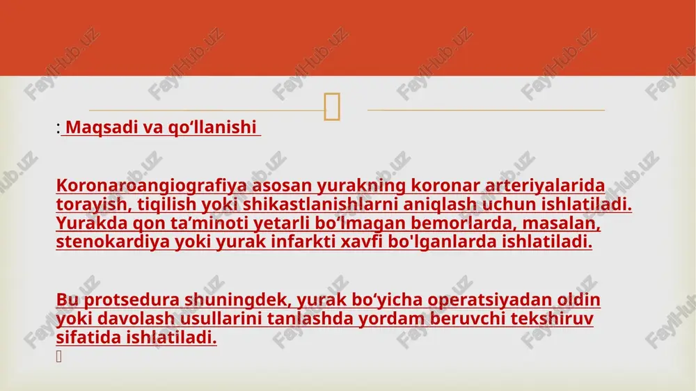 hmovchiligida qo'llaniladi. jarayon: yurakning o'ng va chap qorinchalariga elektr simlari joylashtiriladi. crt qurilmasi ikki qorinchaga ham impuls yuborib, sinxron qisqarishni ta’minlaydi.  qo'llanilishi: yurak yetishmovchiligi va asinxron qisqarish holatlarida. afzalligi: yurakning ishlashini yaxshilaydi va qon aylanishini normallashtiradi.  image1.png image4.jpeg