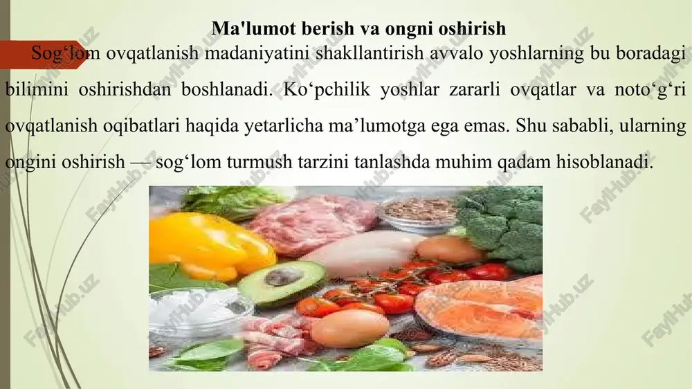arayonini hilaydi. gazliichimliklarni kamaytirib, suv ichishni ko‘p kerak.