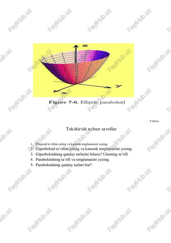 ikkinchi tartibli chiziqlar 3 o'lchovli - Page 3