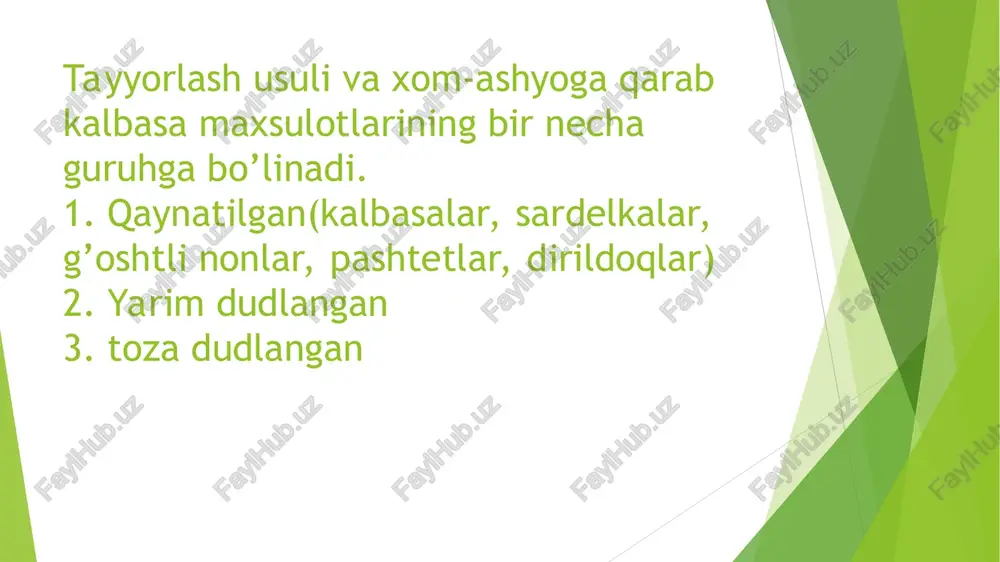kalbasa maxsulotlarini gigienik tekshirish - Page 3