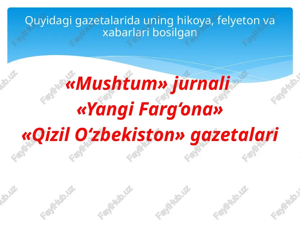 abdulla qahhor hayoti va ijodi. hikoyalari - Page 3