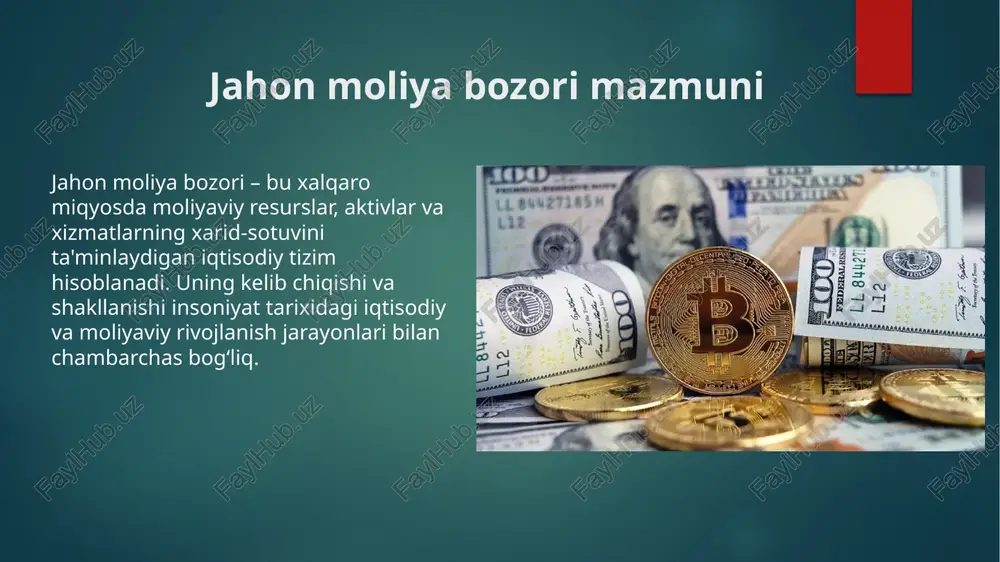 jahon moliya bozori: rivojlanish va xususiyatlari - Page 3