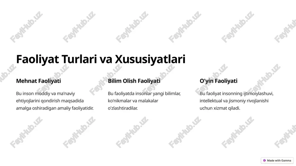 inson faoliyati va uning psixologik jihatlari - Page 3